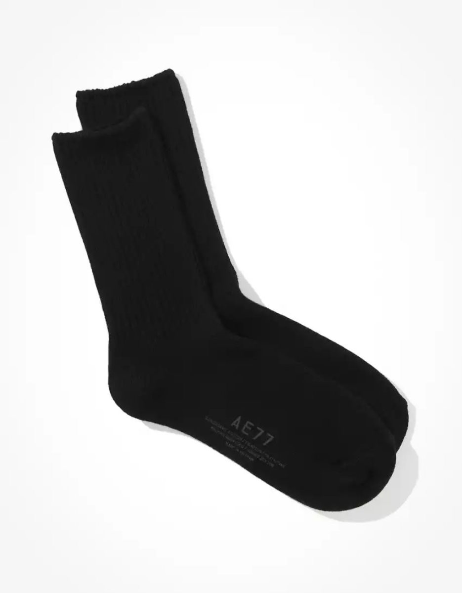 Chaussettes American Eagle AE77 All-Gender Slouchy Sock Noir Homme | VWM-84922731